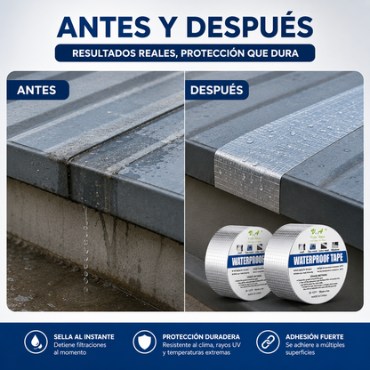 ImperMax | Cinta Tapa Goteras Reforzada