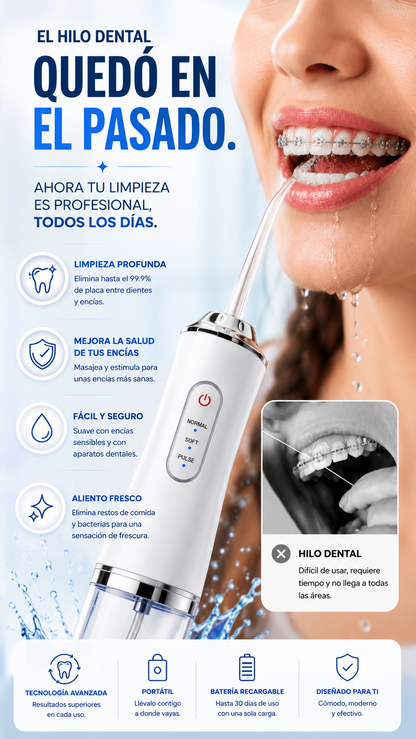 Irrigador Bucal Profesional — Limpieza Dental Profunda